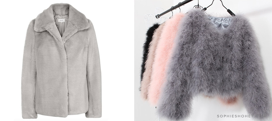 AW17 Best Faux Fur & Marabou Feather Jackets and Coats