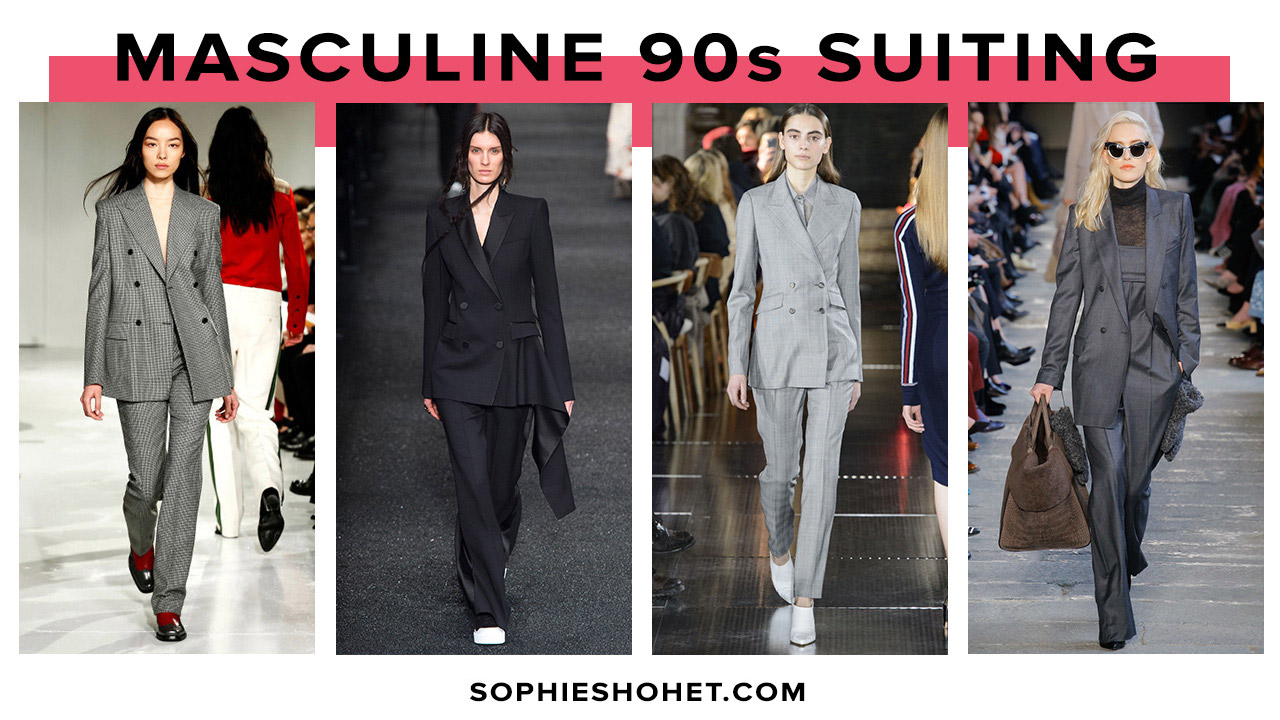 AW17 : The 90s Masculine Power Suit