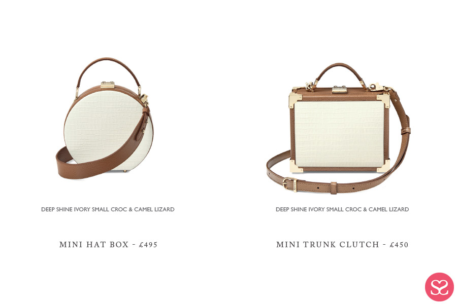 Aspinal of London Mini Trunk & HatBox Handbags SS18 Collection