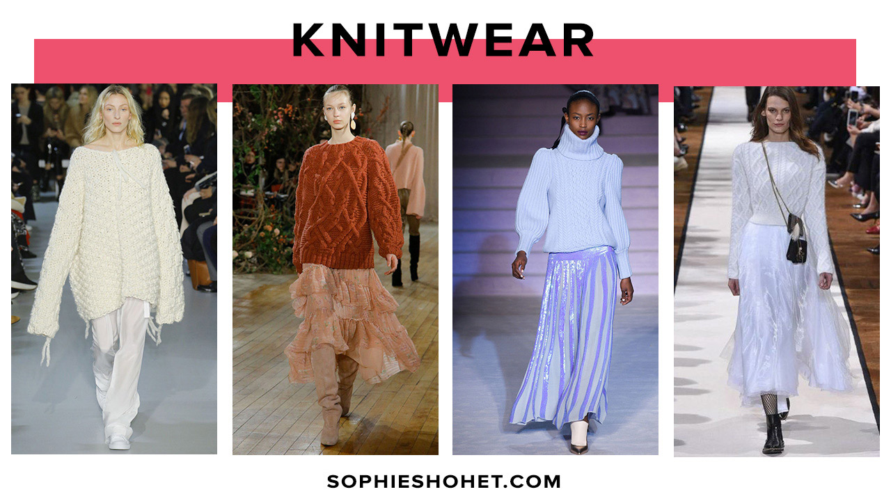 Autumn Winter 2017 Knitwear Trends