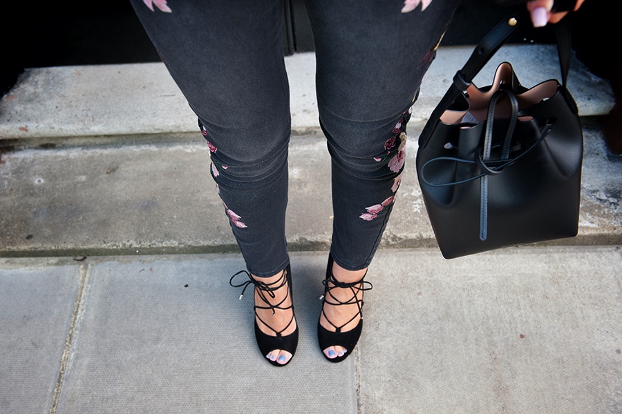 One Teaspoon Jeans with Karen Millen Sandals