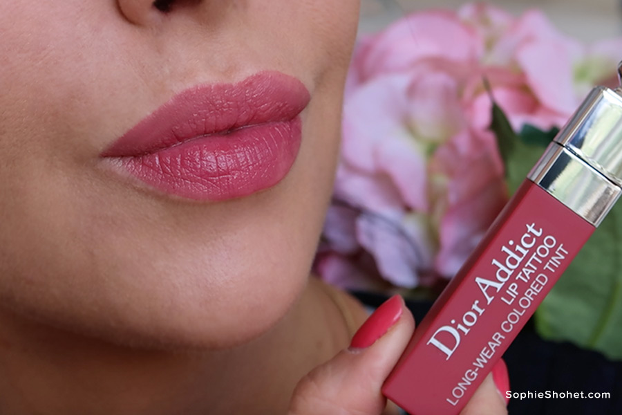 Dior Addict Lip Tattoo Cranberry Swatch