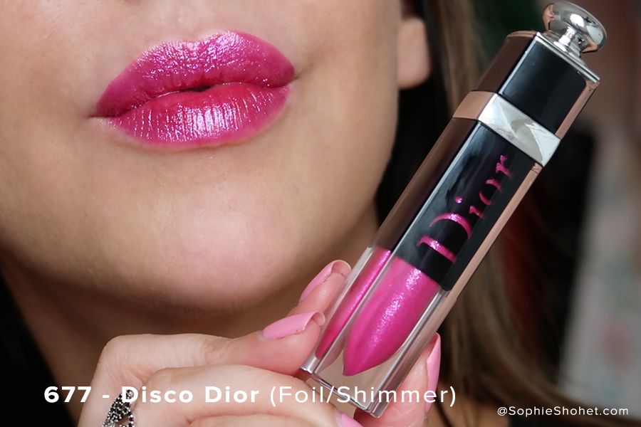 Dior Addict Lacquer Swatch - 677 DISCO DIOR