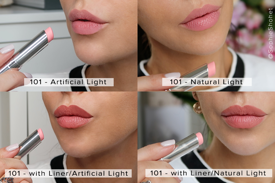101 Matte Pink - Dior Lip Glow Swatch