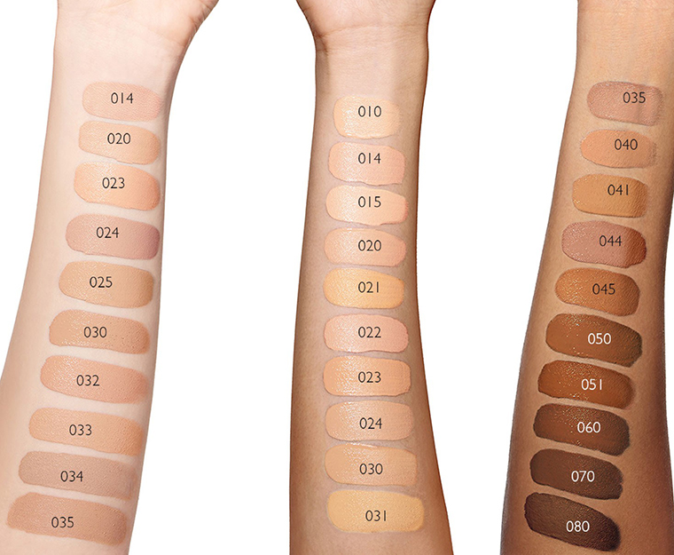Diorskin Forever Undercover Foundation swatches